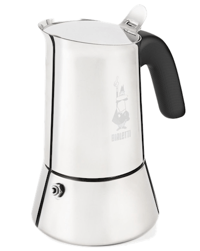Uitgraving cent duurzame grondstof Percolator RVS induction - Thee Zusje Koffie & more