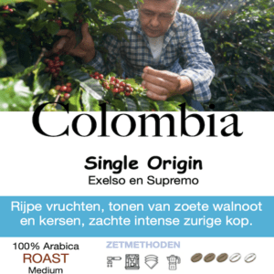 Colombia koffie bonen
