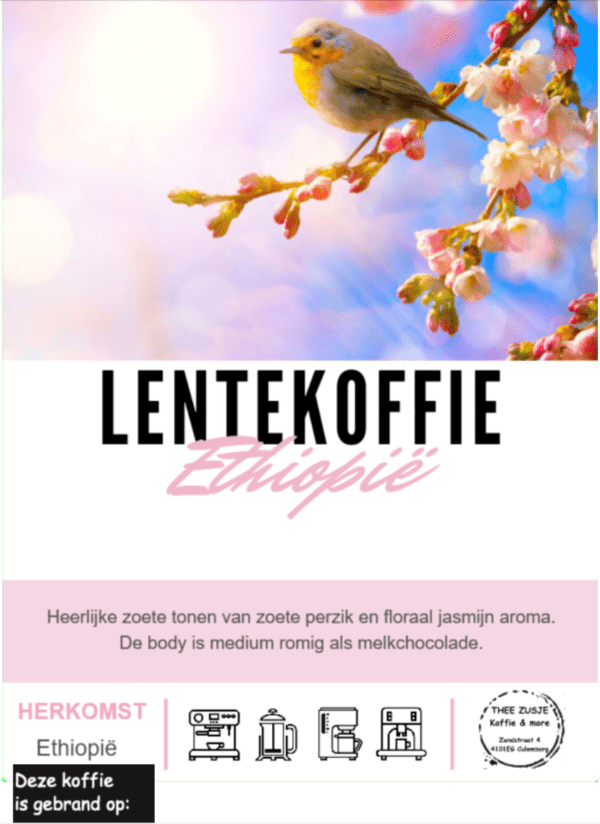 Lente koffie bonen