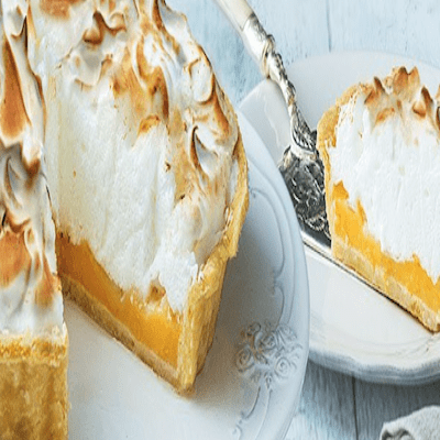 Citroen Pompoen meringue taart