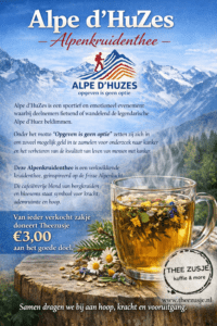 Alpenkruidenthee voor Alpe dHuZes
